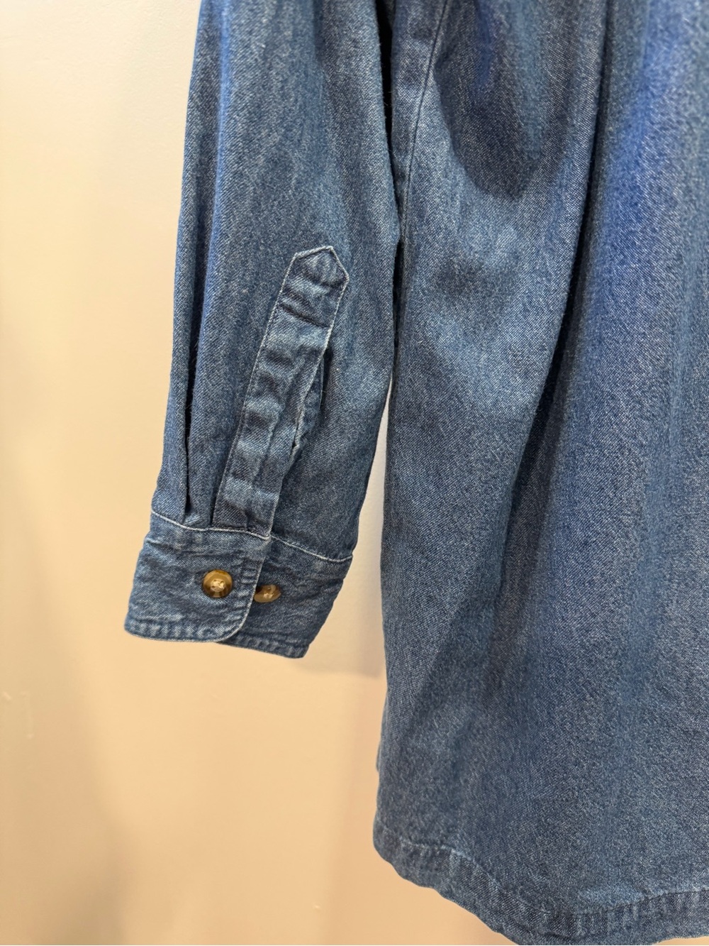 VINTAGE PAUL HARRIS DENIM Embroidered Fireworks Button-Up Shirt - Picture 5 of 5